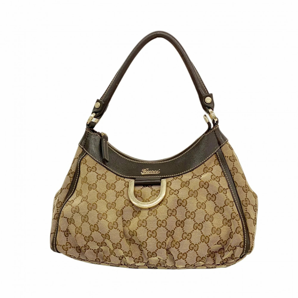 GUCCI Brown Canvas Bag
